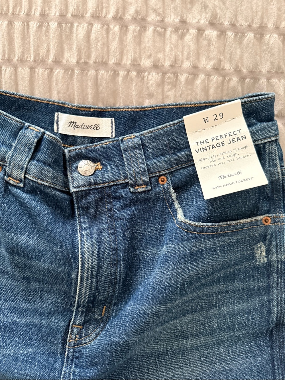 Madewell’s Perfect Vintage Jeans